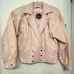 Vintage 70’s Berman’s Bomber Leather Jacket with Removable 3M Thinsulate Lining